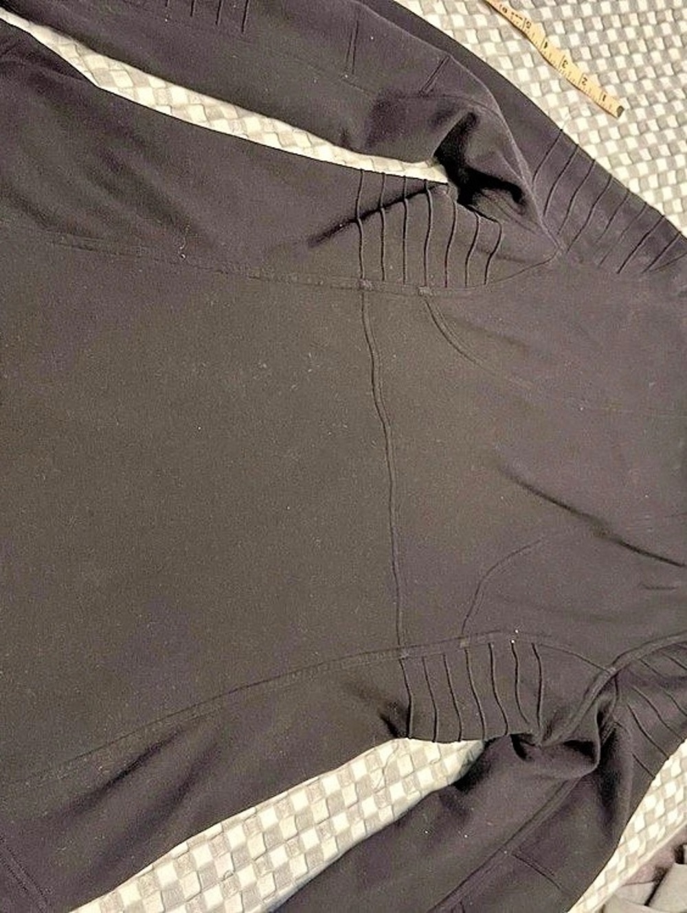 Athleta On The Move Moto Jacket Black Zip Jacket Size Large/Tall - GUC - Picture 10 of 10